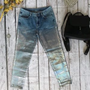 Like new shimmer jeans! Sz 28